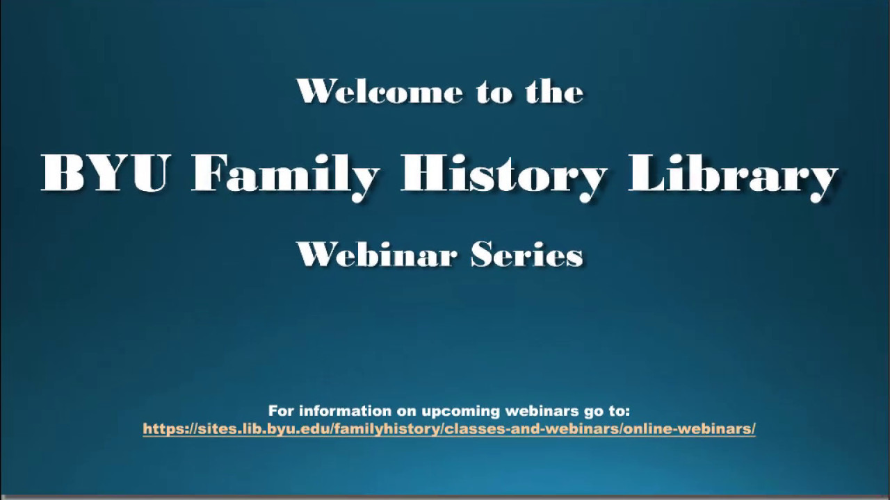 How Can I Organize Family Records? – Granite FamilySearch Center